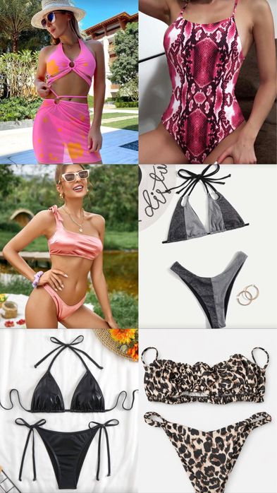 Бански Shein ЛОТ 7 броя С размер