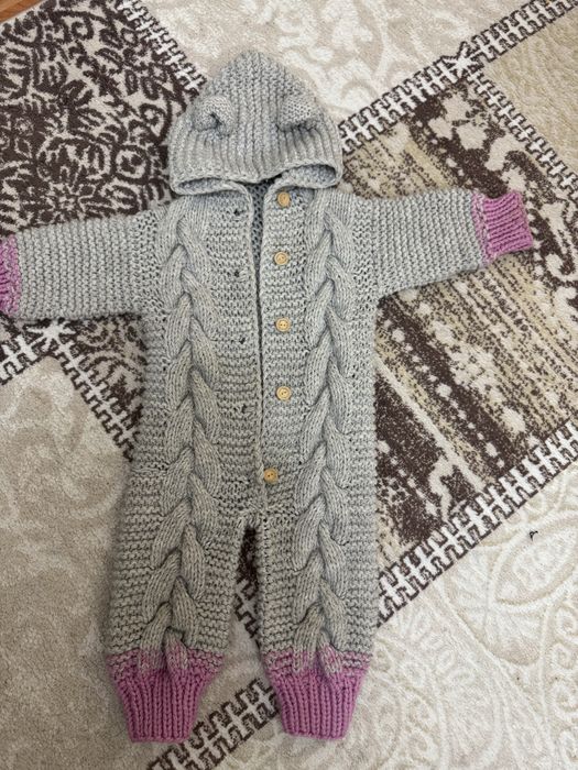 Комбинезон с шапкой ушками