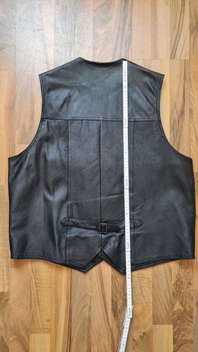 Мъжки елек от естествена кожа