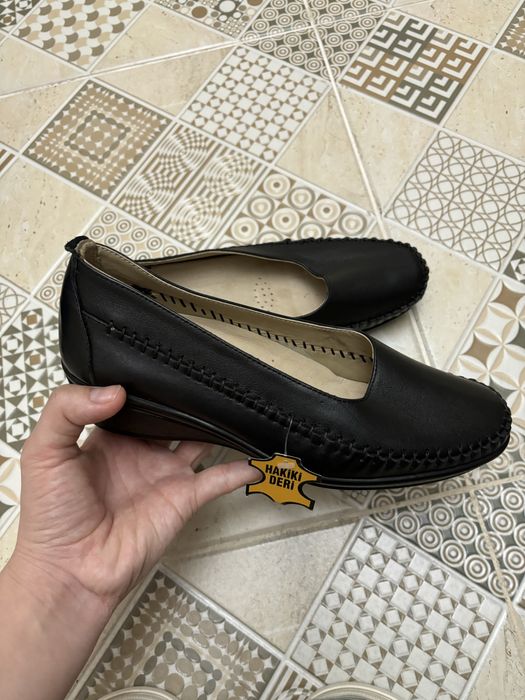 Новые кожаные балетки