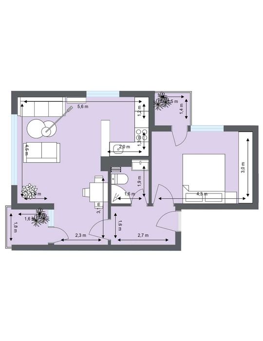 Продава се Двустаен апартамент в Банско - 69 кв.м за 822 €/кв.м - Снимка #9