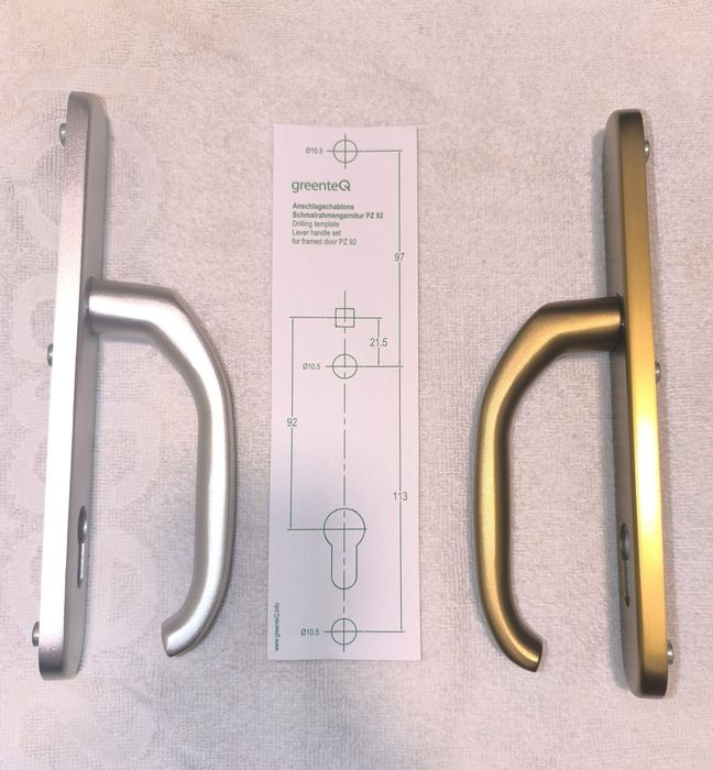 Дръжка / шилд за интериорна врата greenteQ PZ92