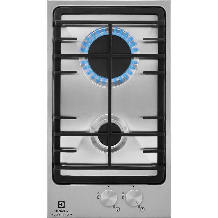 Plita incorporabila gaz ELECTROLUX din inox, Gaz, 2 arzatoare, ca NOUA