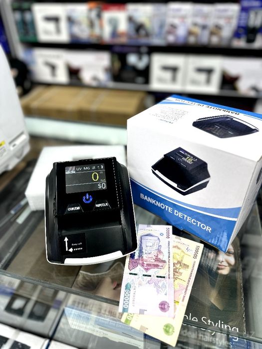 Pul aparat Detektor qalbakini aniqlash bank счётная машина пул санаш