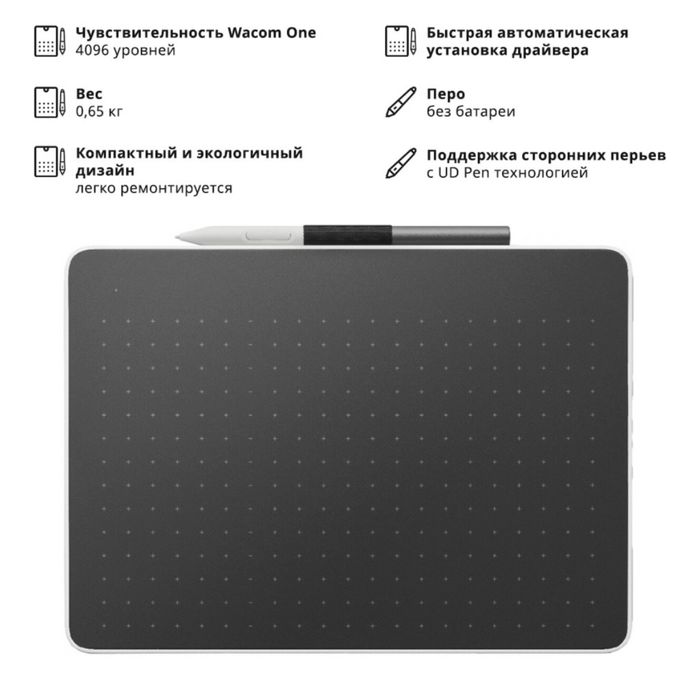 Графический планшет Wacom One Medium CTC6110WLW1B