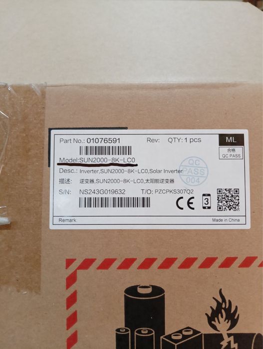 Инвертор Huawei– SUN2000 8K - LC0 , 8Kw