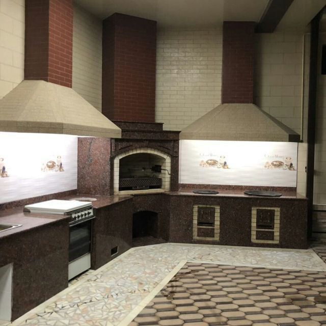 Барбекю   камины