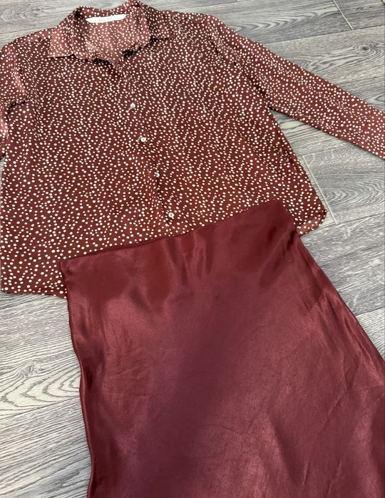 Женская двойка , рубашка+юбка