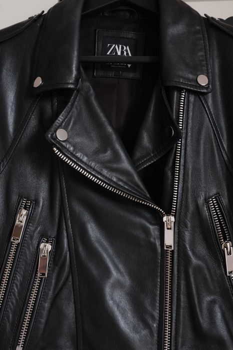 Коженото яке ZARA, размер М