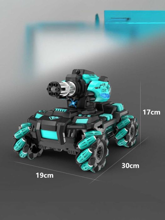 Радиоуправляемый танк Gatling ST-08, водяными пулями, 4WD привод,30 sm