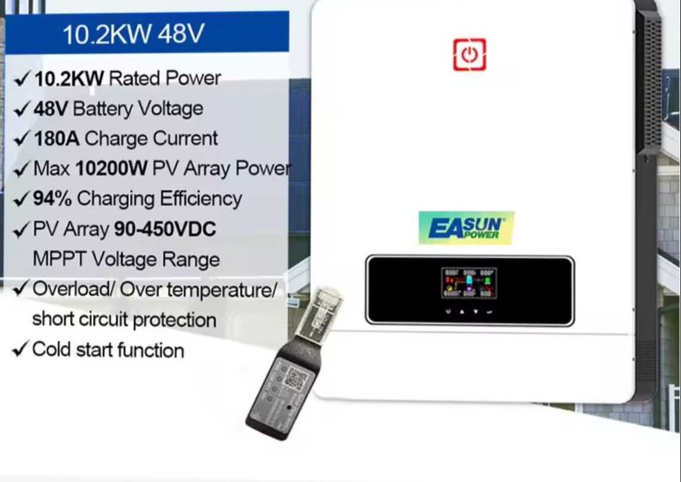 Invertor EASun 10,2 kW 48V