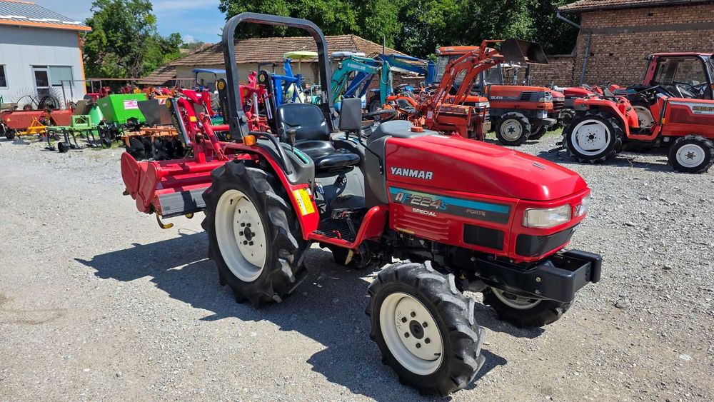 Японски трактор Yanmar AF224S с фреза, 24 кс, 4x4, АграБГ Джолев