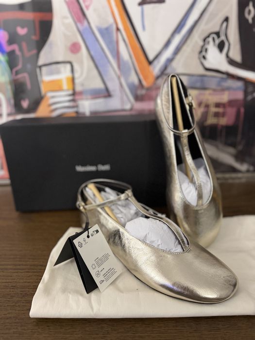 Balerini model Mary Jane Massimo Dutti | Piele naturala | Airfit Technology