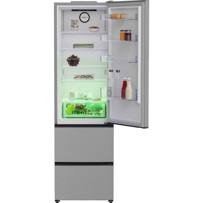Нов инверторен хладилник с фризер Beko/БЕКО B3RGNA354HXB1 203 см