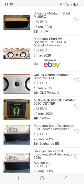 Mordaunt Short Avant 905c boxa centru
