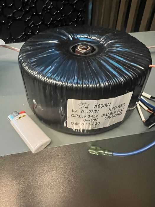 Transformator toroidal 2x65v 800w