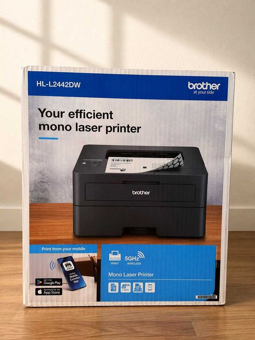 Brother HL-L2442DW nou, sigilat, 450 lei – imprimantă laser WiFi