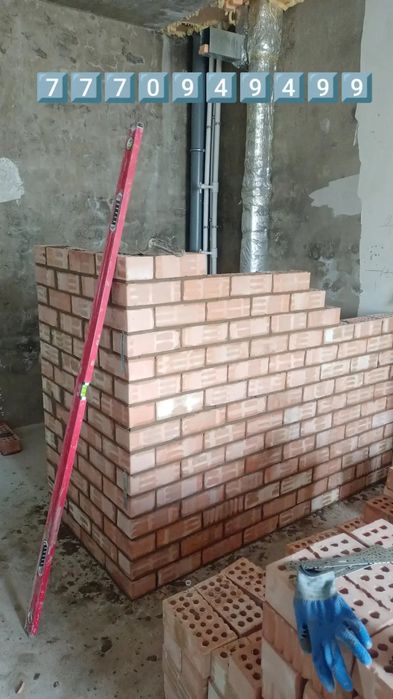 Караганда.Каменщик.Перегородка