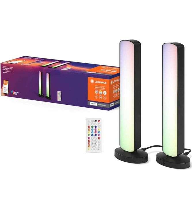 Set 2 lampi inteligente Osram LED RGB Ledvance Mood Light Bar Wi-Fi