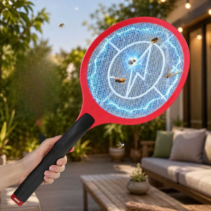 Paleta electrica anti-insecte muste tantari molii incarcare priza 230V