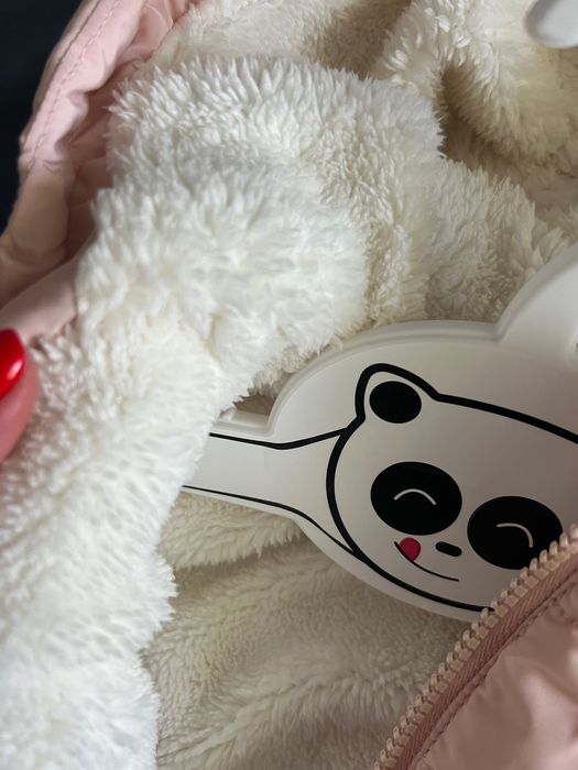 Зимен космонавт, H&M, размер 4-6м., розова пудра.