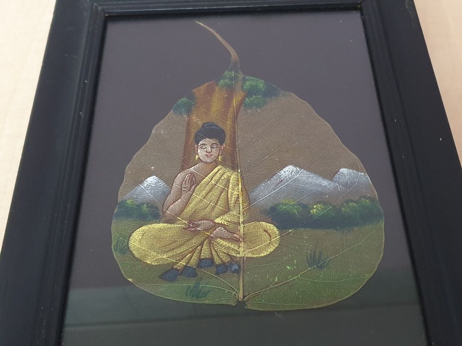 Pictură Buddha Frunza  uscata