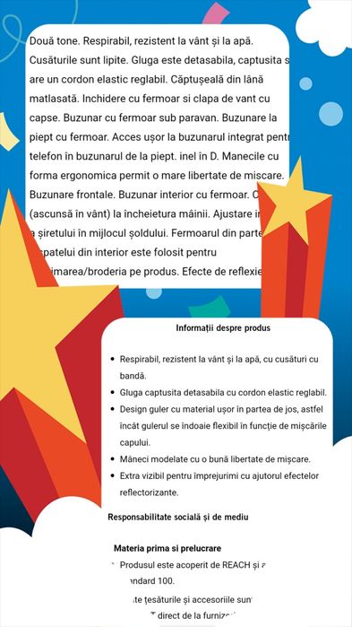 Geaca  Mascot Unique