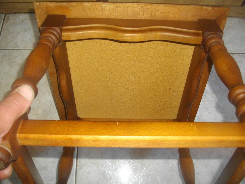 Нидерландска оригинална помощна маса с флорални елементи Дъб Керамика