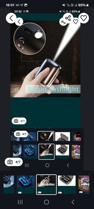 Căști Wireless t5 cu lumină