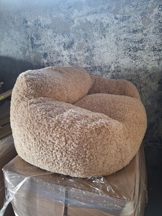 Fotoliu Premium Teddy Bear / Bouclé - Stil Modern (Nou / Sigilat)