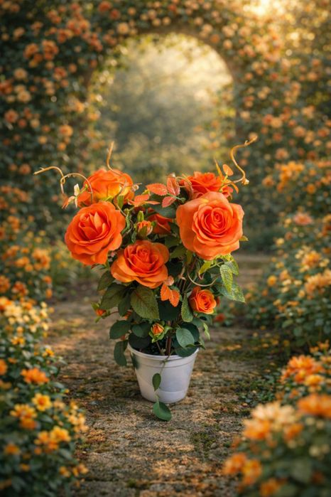 Ghivece de flori artificiale