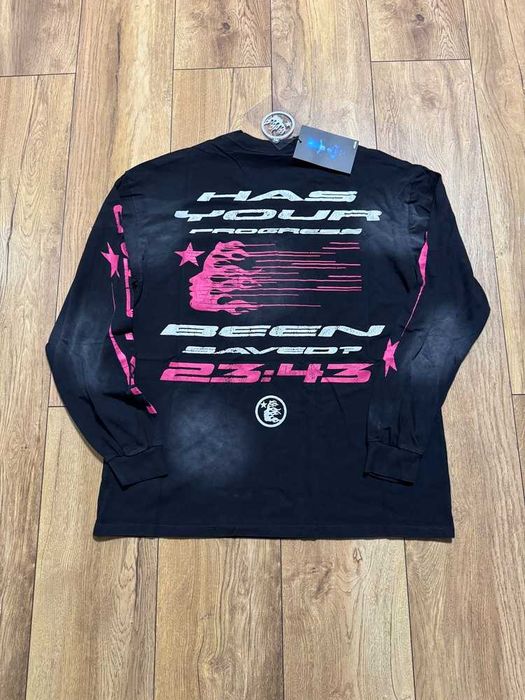 Hellstar Qr Christ Long Sleeve T-shirt