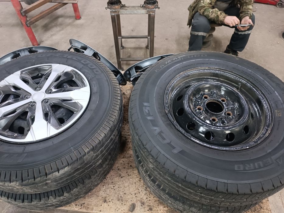 Диски с резиной зимней