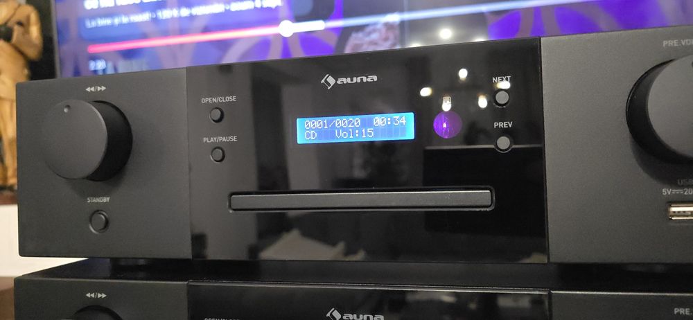 Cd player Auna si cu functie de preamplificator Usb
