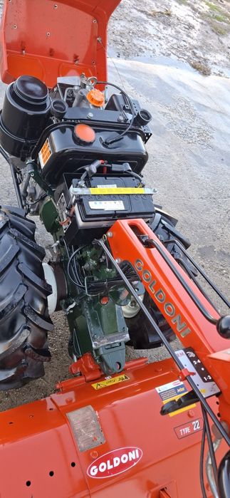 Motocultor Goldoni special 140 pornire electrica Lombardini