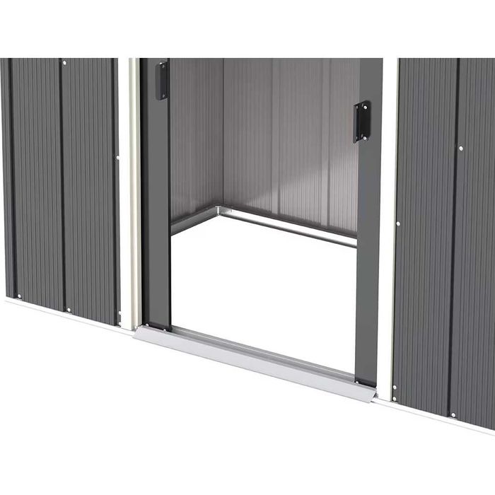 Casuta gradina DURAMAX Eco 6X4, otel, 203.1 x 123.6 x 176 cm, antracit