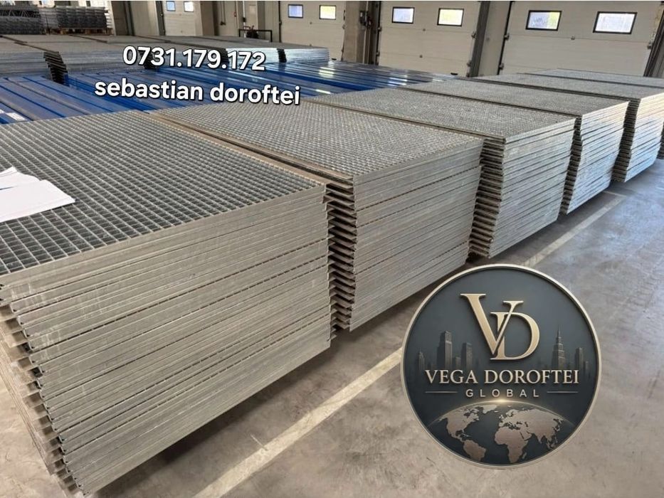 Grătare trepte zincate
