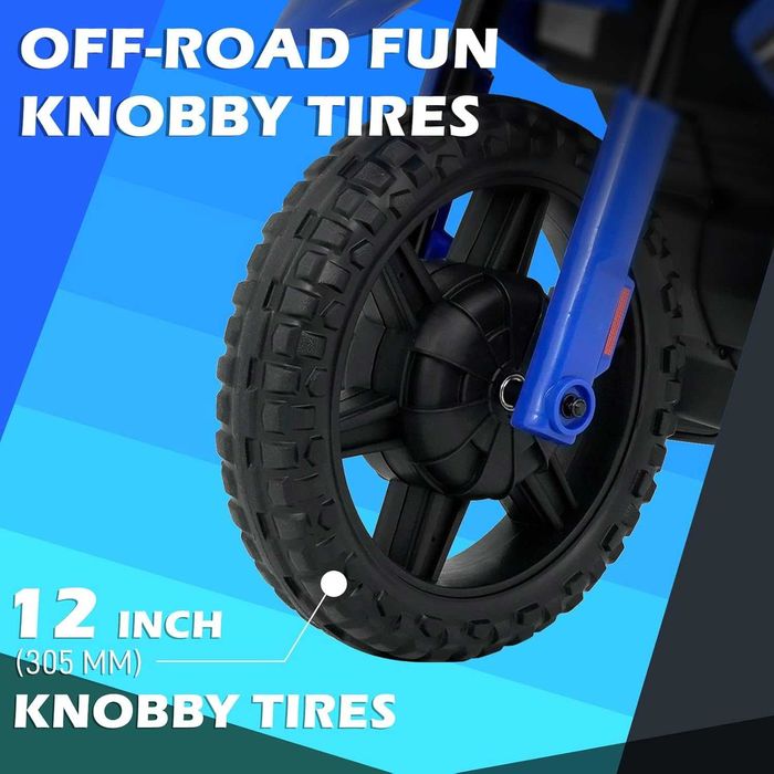 Motocicleta electrica pt. copii Kinderauto BalanceBike 350W 24V Blue