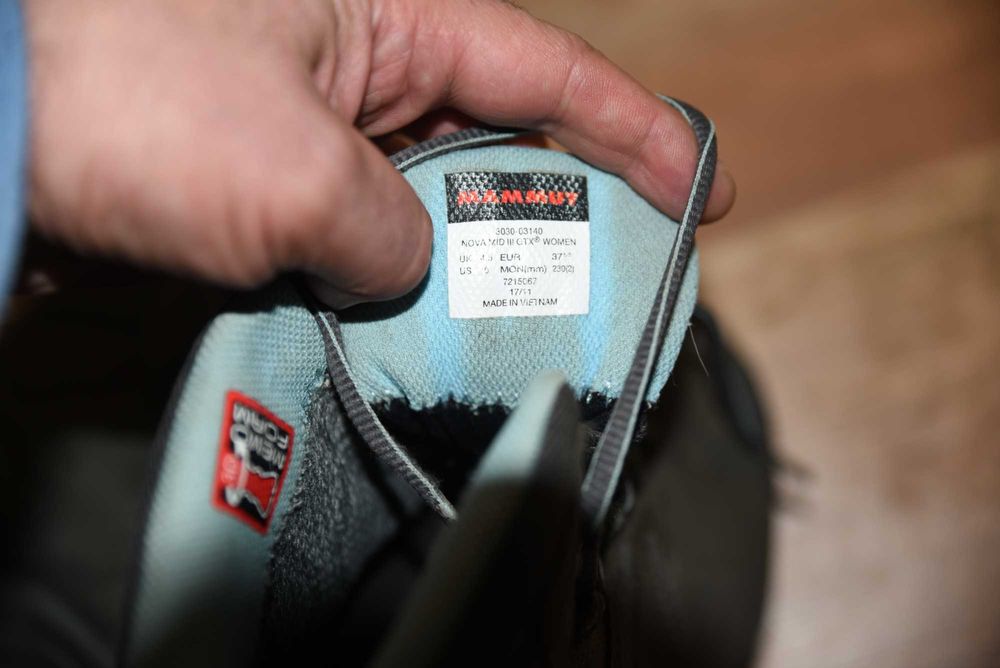 Mammut дамски туристически обувки с Gore tex мембрана Vibram  37 номер