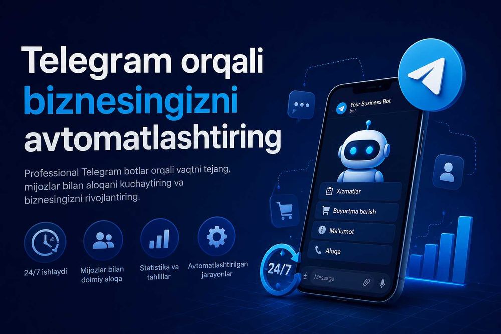 Telegram botlar yaratish xizmati