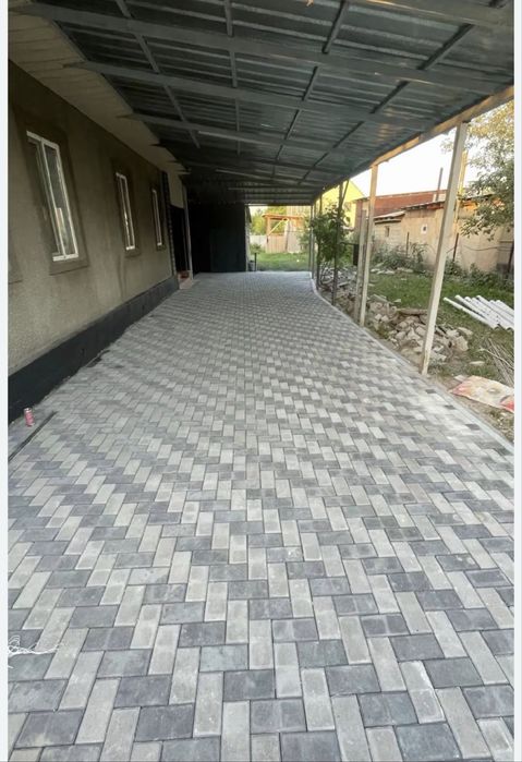 Укладка брусчатки