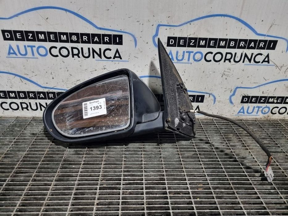 Oglinda stanga Nissan Qashqai 2007 - 2010 4 Usi Platinum Silver Ky0 (1393) Rabatabile ...