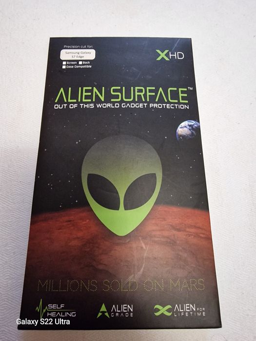 Folie transparentă aliensurface samsung S7 edge și samsung S 20 FE/5G