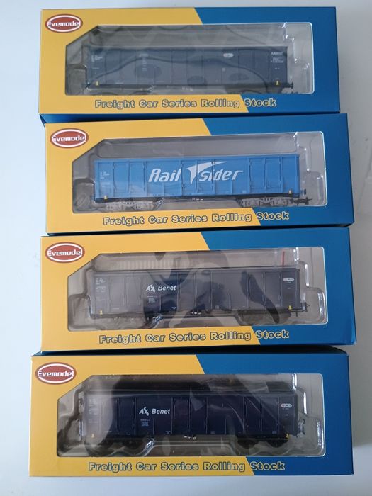 Set Vagoane marfa, gondole Eas Eacs CFR machetă trenuleț electric HO