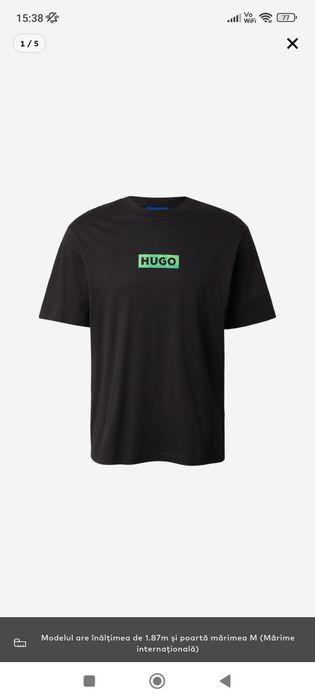 Oferta Tricou HUGO BOSS original 100% colecție noua marimea L,XL  nou cu eticheta mai multe modele 2026
