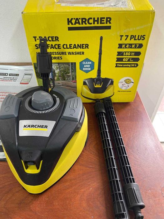 Dispozitiv/perie de curatat terase si suprafete mari Karcher T-Racer T7 Plus, compatibilitate cu aparatele Karcher K4-K7