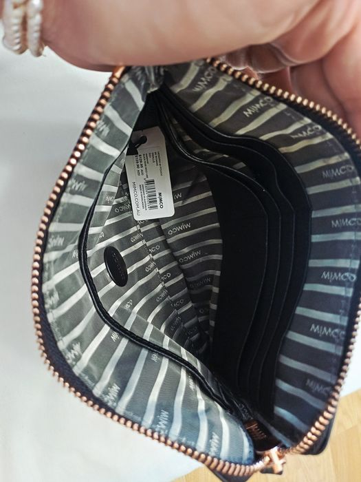 Малък клъч естествена кожа  Mimco нов