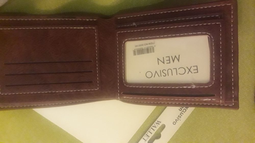 Мъжки портфейл от естествена кожа