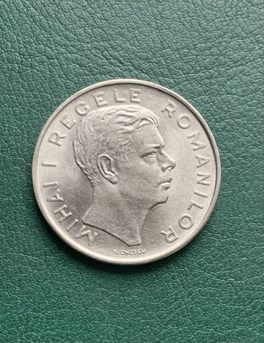 100 Lei, Regele Mihai I 1944.Luciu de batere.