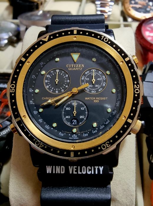 Ceas Citizen wind velocity